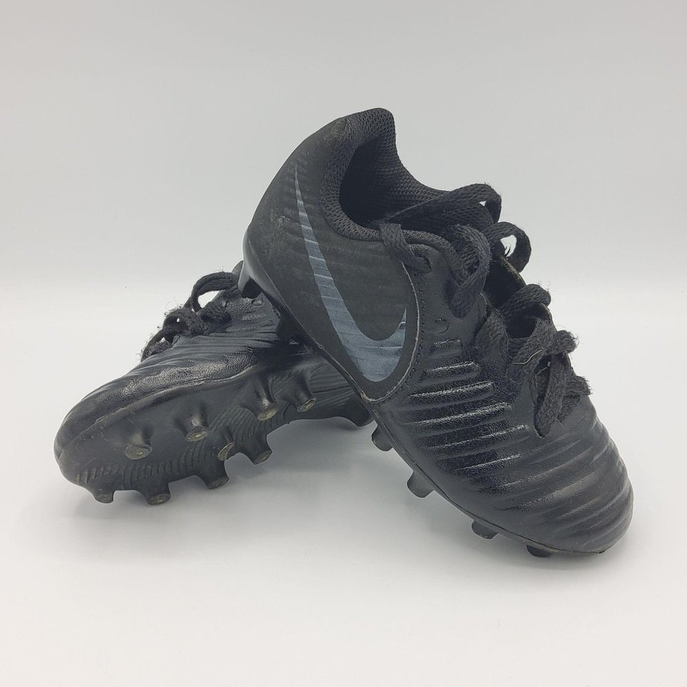 Nike Tiempo Jr Legend 7 Black Cleats